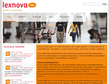 Tablet Screenshot of lexnova.nl