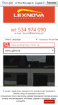 Mobile Screenshot of lexnova.pl