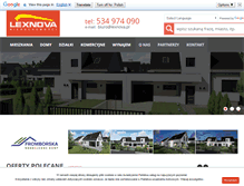 Tablet Screenshot of lexnova.pl